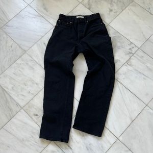 Buck Mason Straight Leg Jeans High Waist
